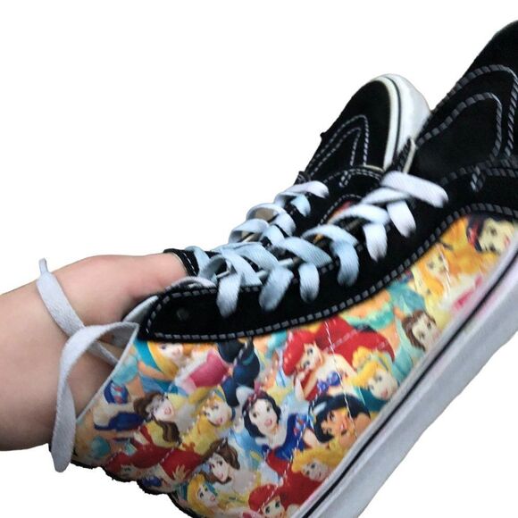Vans X Disney Unisex Sk8-Hi Multi Princess Print Sneakers Size - Picture 4 of 16